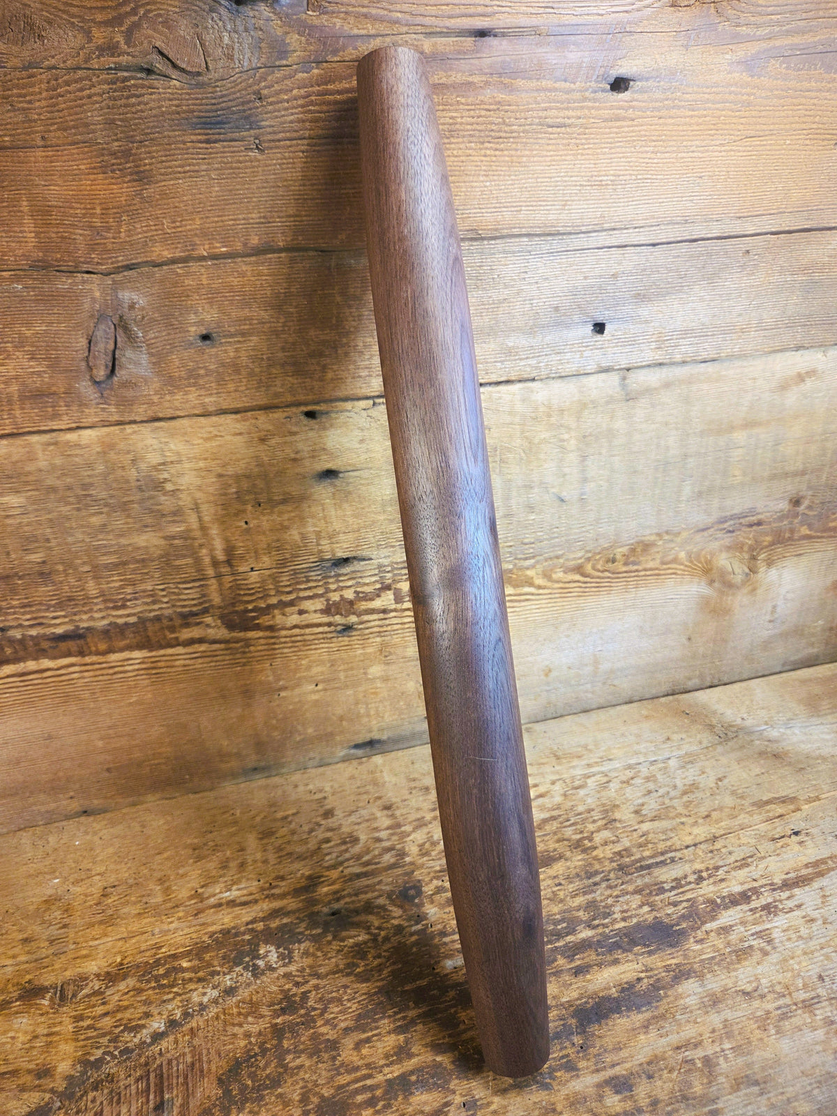 Handspun French Rolling Pin - Dark Black Walnut - Dark Brown - Culinary Accessories