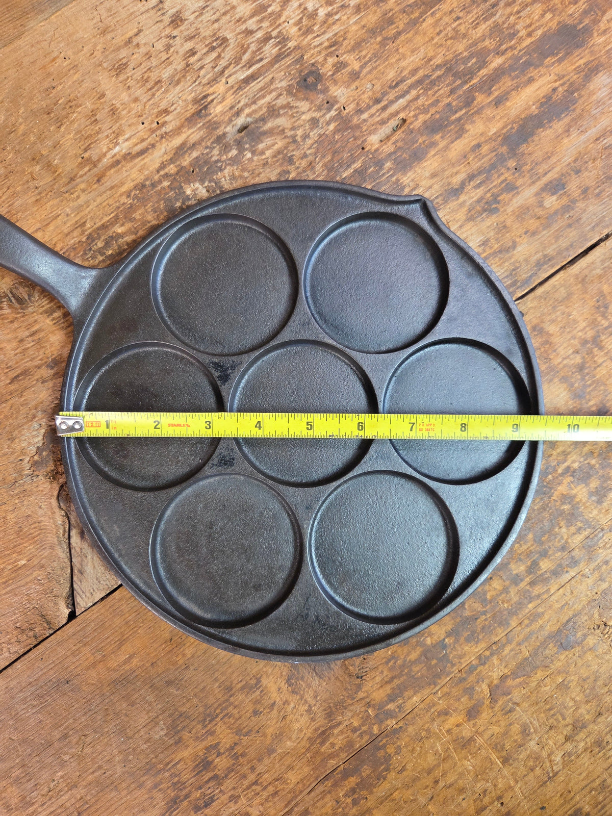 GREAT gift idea! Wagner made Griswold No. 34 Cast Iron Plett Pan with Block Logo 2980 A - Skillet
