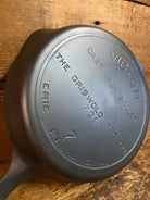 1920’s Griswold’s Victor #7 Skillet with Heat Ring Fully Marked 721. Amazing Sauté skillet - Skillet