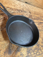 Awesome 1920’s Era Wagner Sidney -O- #3 Skillet with ’Pie’ Logo and Smooth Bottom 1053 D - Skillet