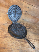 GORGEOUS late 1800’s Orr Painter & Co. style Unknown Maker Waffle Iron - Waffle Iron