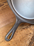 Beauty! 1930’s Griswold #9 Skillet with Large Block Logo and Smooth Bottom 710 S - Skillet