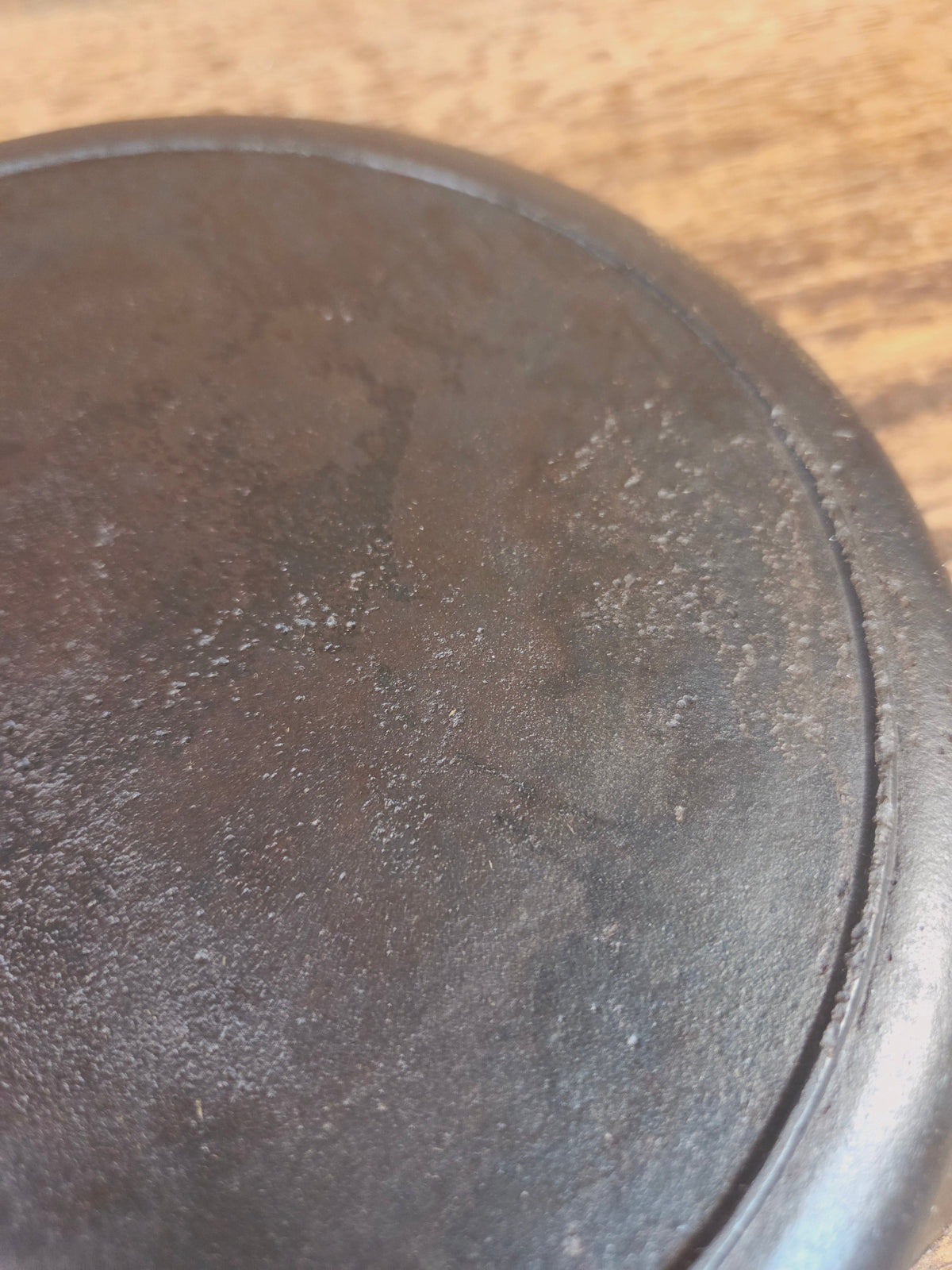 1910’s Era Lodge RAISED #7 Cast Iron Skillet Raised ’I’ No Notch heat ring - Skillet