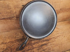Super unique and gorgeous!! #740 Griswold #10 Round handled griddle with SLANT logo and NO Circles! Very different