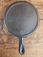 1910-20’s Chicago Hardware Foundry #3 Cast Iron Diamond Skillet with Heat Ring. Our favorite foundry story restored &