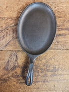 Fajitas AND a COOL presentation trivet. Unique gift idea Wagner Ware Cast Iron Sizzle Server 1095 - Skillet
