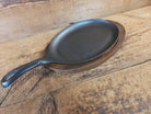 Fajitas AND a COOL presentation trivet. Unique gift idea Wagner Ware Cast Iron Sizzle Server 1095 - Skillet