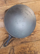HTF HUGE and Gorgeous! Early 1900’s Wagner ’Arc Straight’ logo #12 Cast Iron Skillet - Skillet
