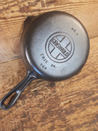 UNIQUE! Griswold No. 3 Skillet with MEDIUM Block Logo AND Groove Handle! Erie PA 709 - Skillet