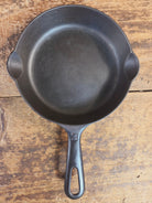 UNIQUE! Griswold No. 3 Skillet with MEDIUM Block Logo AND Groove Handle! Erie PA 709 - Skillet