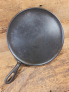 Griswold #9 Round Griddle with Large Block Logo 609. Beautiful swirls!! - Griddle