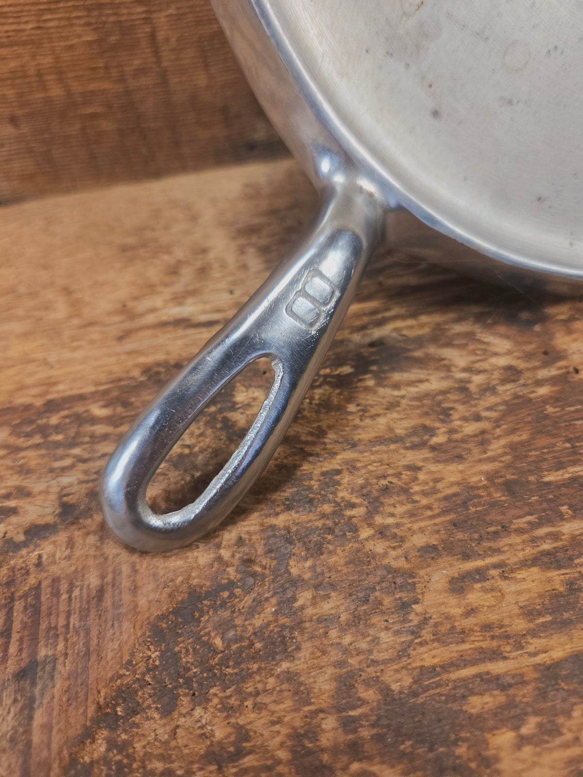 1920’s Griswold #8 Round Griddle with Chrome Finish 608 - Griddle