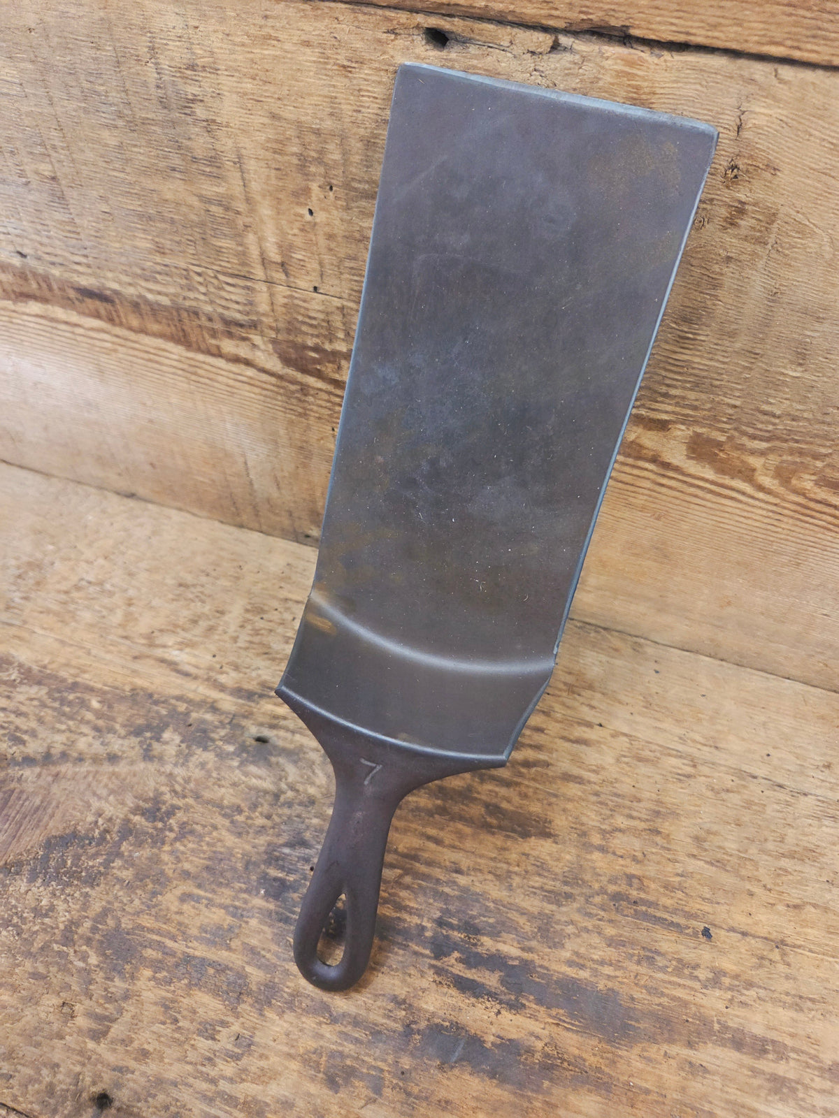 Gorgeous custom made Wagner Cast Iron Skillet Spatula. From a National Skillet. AMAZING craftmanship SC24 - Spatula