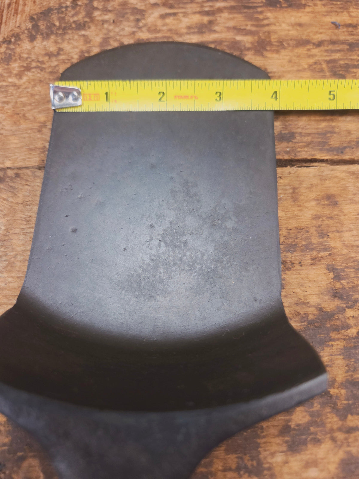 Custom made #5 Lodge Cast Iron Skillet Spatula. Reclaimed from a early to mid 1900’s three notch Lodge skillet. Great