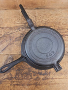 Rare 1890’s Schreiber & Conchar waffle iron that’s unusual! Not many of these 8-9’s around! - Waffle Iron