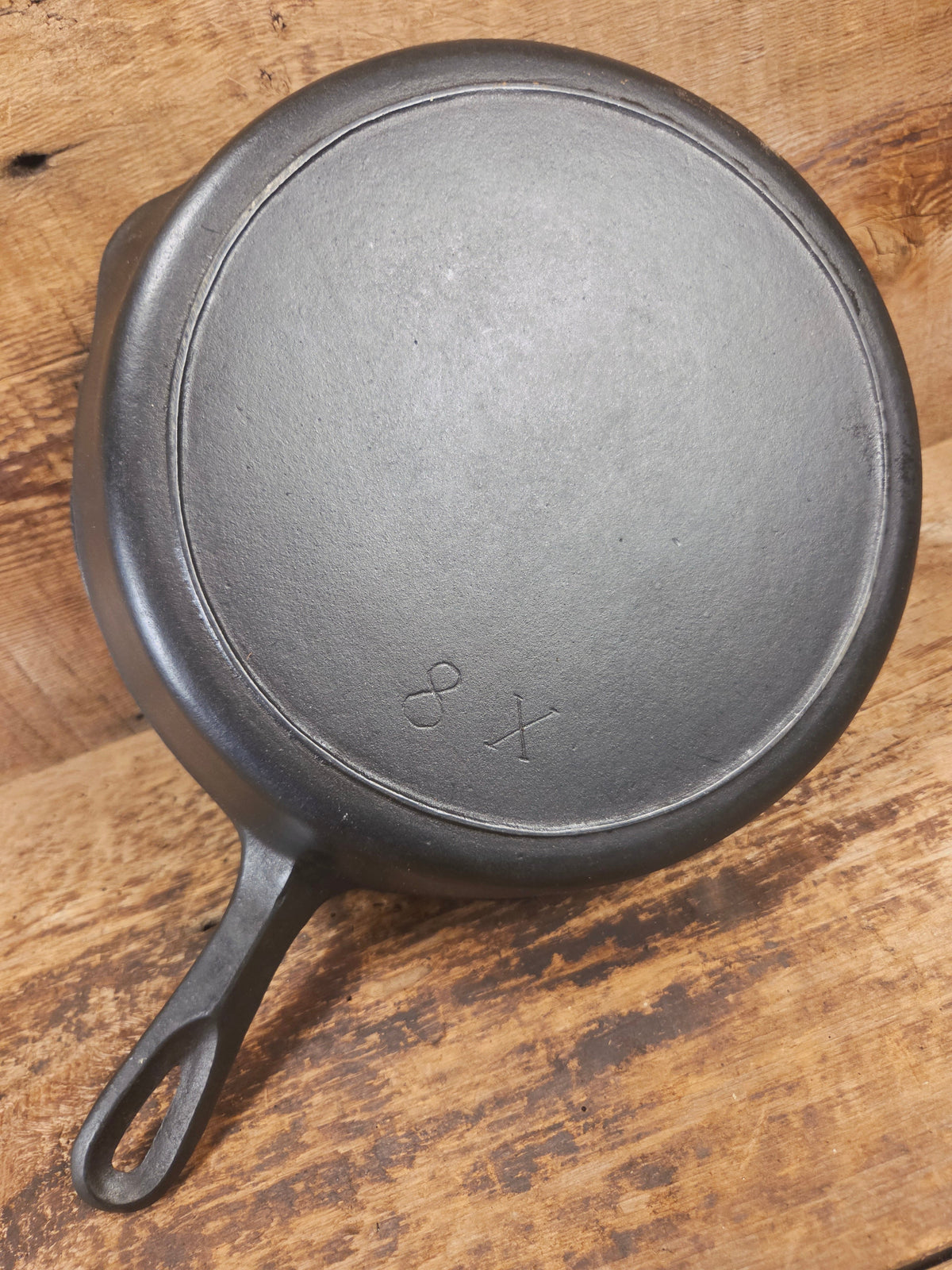 The Classic 8! 1940’s early Hand Scribed Birmingham Stove & Range Red Mountain Series #8X Skillet - Skillet