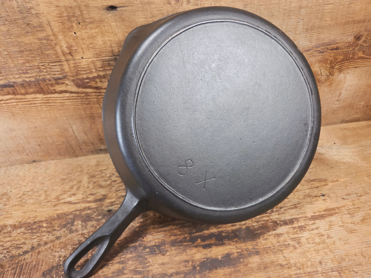 The Classic 8! 1940’s early Hand Scribed Birmingham Stove & Range Red Mountain Series #8X Skillet - Skillet