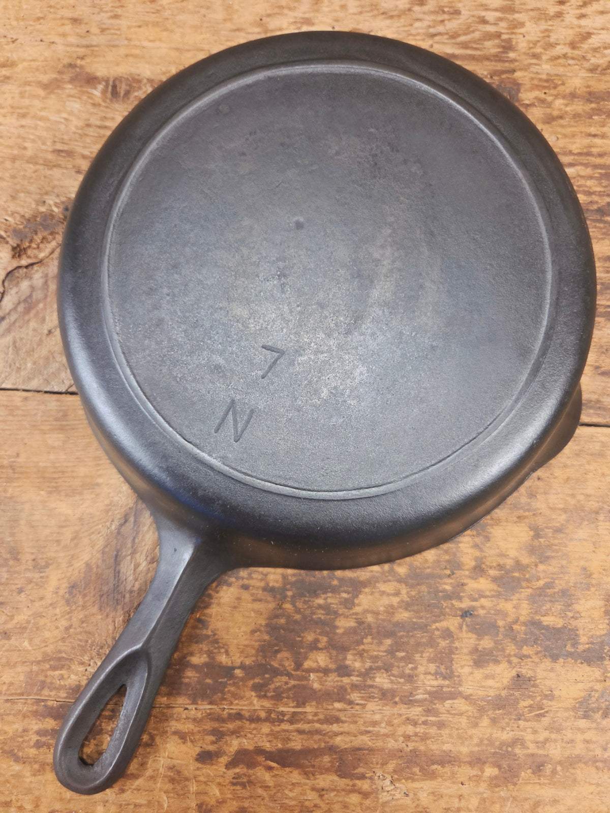 Beauty! Mid 1900’s Birmingham Stove & Range Red Mountain Series #7 N Skillet - Skillet
