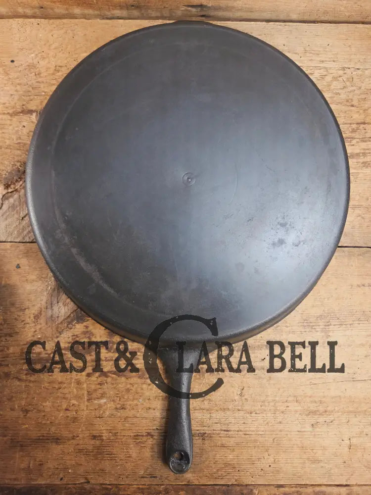 A #15 Skillet exists?? California based AB&I early 1900’s custom made milled bottom #15 skillet. One of the biggest you