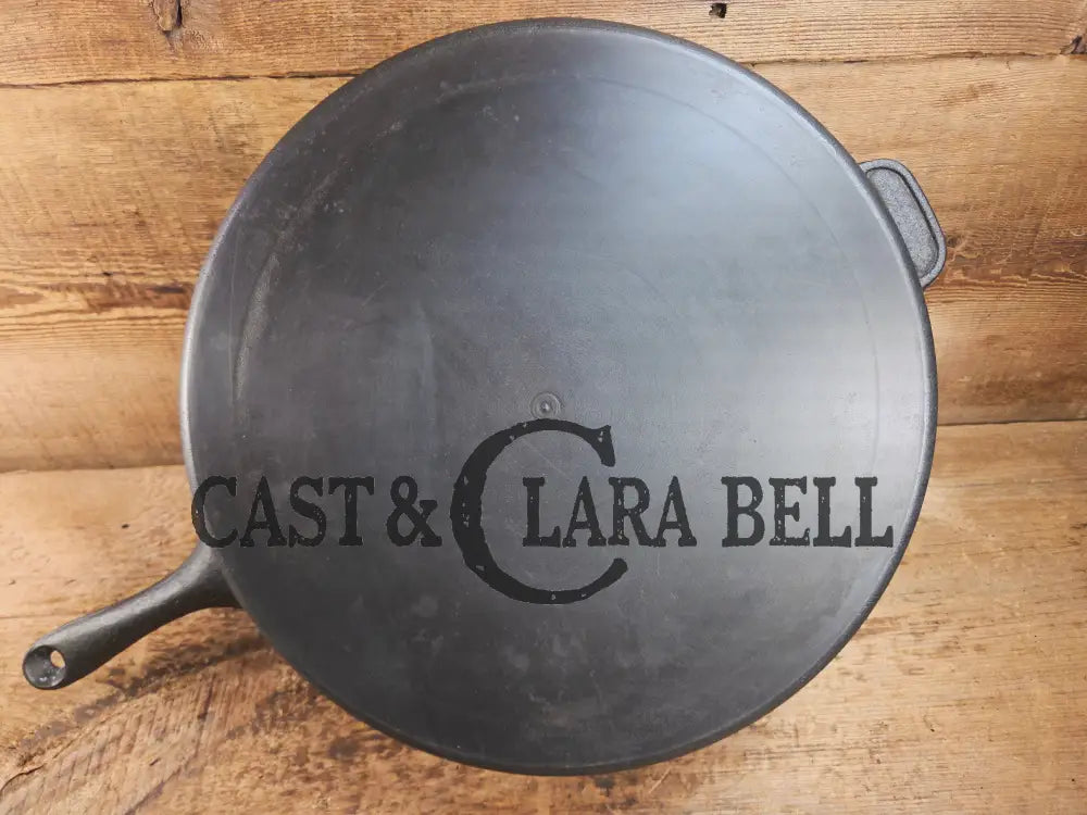 A #15 Skillet exists?? California based AB&I early 1900’s custom made milled bottom #15 skillet. One of the biggest you