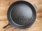 A #15 Skillet exists?? California based AB&I early 1900’s custom made milled bottom #15 skillet. One of the biggest you