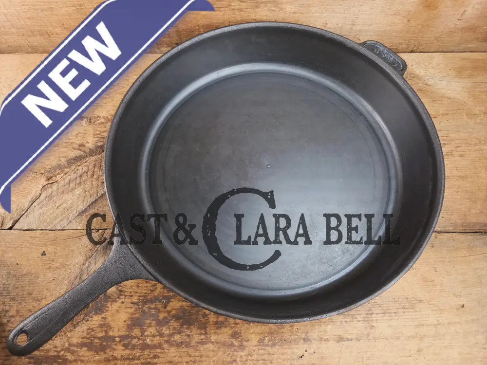 A #15 Skillet exists?? California based AB&I early 1900’s custom made milled bottom #15 skillet. One of the biggest you