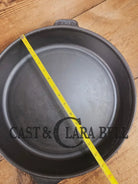 A #15 Skillet exists?? California based AB&I early 1900’s custom made milled bottom #15 skillet. One of the biggest you