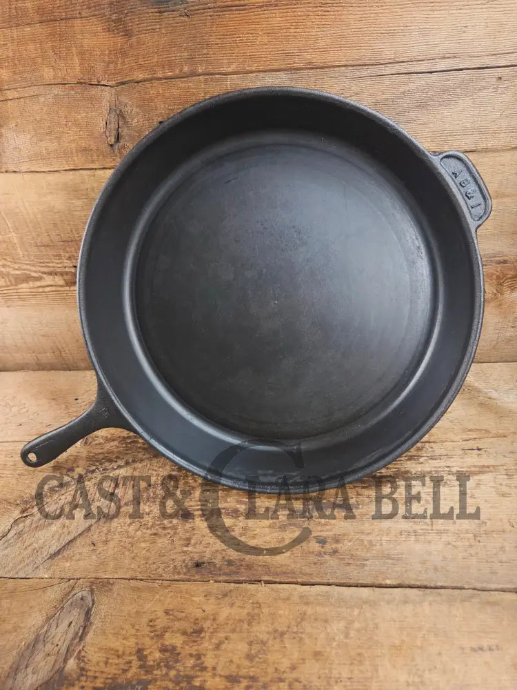 A #15 Skillet exists?? California based AB&I early 1900’s custom made milled bottom #15 skillet. One of the biggest you