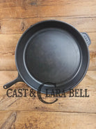 A #15 Skillet exists?? California based AB&I early 1900’s custom made milled bottom #15 skillet. One of the biggest you