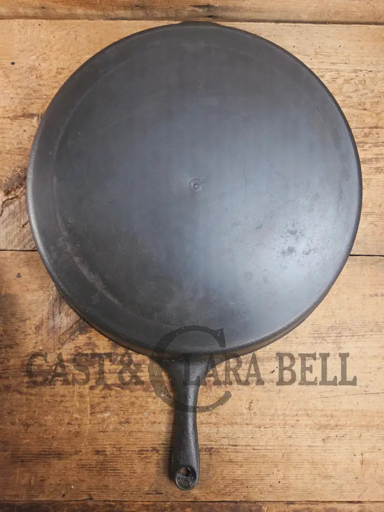 A #15 Skillet exists?? California based AB&I early 1900’s custom made milled bottom #15 skillet. One of the biggest you