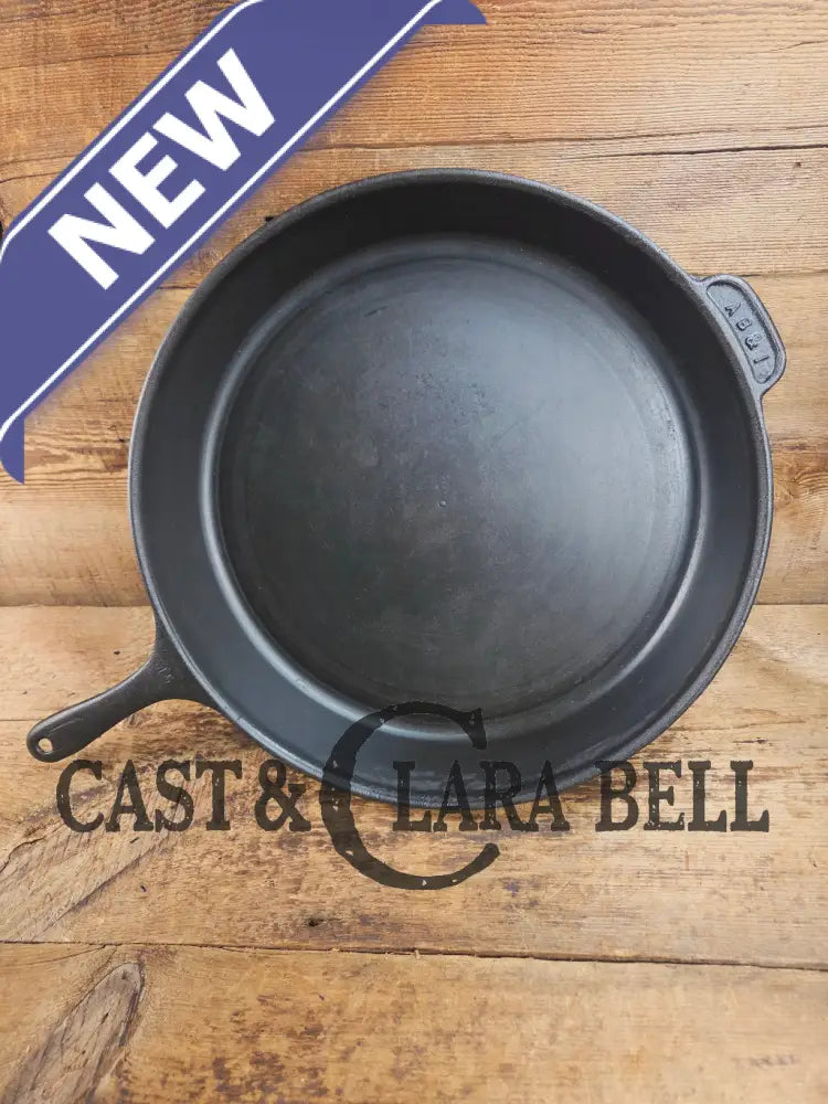 A #15 Skillet exists?? California based AB&I early 1900’s custom made milled bottom #15 skillet. One of the biggest you