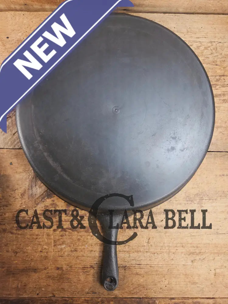 A #15 Skillet exists?? California based AB&I early 1900’s custom made milled bottom #15 skillet. One of the biggest you