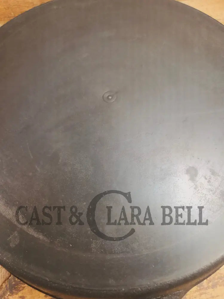A #15 Skillet exists?? California based AB&I early 1900’s custom made milled bottom #15 skillet. One of the biggest you