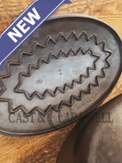 A bread maker’s dream. Very Hard to Find Wagner Stylized Logo Oval Roaster with Turtle Top sawtooth drip lid - Dutch