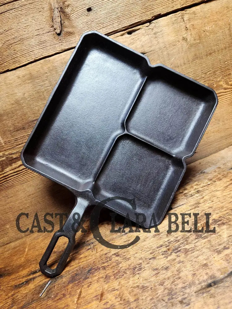 A Customer Favorite! Unique Griswold Cast Iron Colonial Breakfast Skillet! Skillet