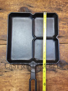 A Customer Favorite! Unique Griswold Cast Iron Colonial Breakfast Skillet! P/N 666. Great For Bacon
