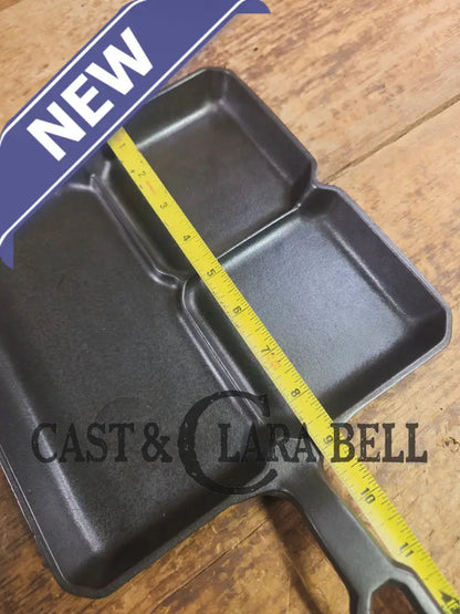 A customer favorite! Unique Griswold Cast Iron Colonial Breakfast Skillet! P/N 666 C. Great for bacon and eggs! Skillet