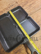 A customer favorite! Unique Griswold Cast Iron Colonial Breakfast Skillet! P/N 666 C. Great for bacon and eggs! Skillet