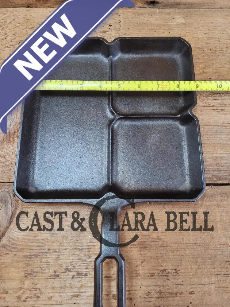 A Customer Favorite! Unique Griswold Cast Iron Colonial Breakfast Skillet! P/N 666 C. Great For