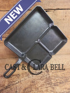 A customer favorite! Unique Griswold Cast Iron Colonial Breakfast Skillet! P/N 666 C. Great for bacon and eggs! Skillet