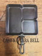 A customer favorite! Unique Griswold Cast Iron Colonial Breakfast Skillet! P/N 666 C. Great for bacon and eggs! Skillet
