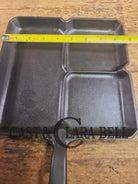 A customer favorite! Unique Griswold Cast Iron Colonial Breakfast Skillet! P/N 666 C. Great for bacon and eggs! Skillet