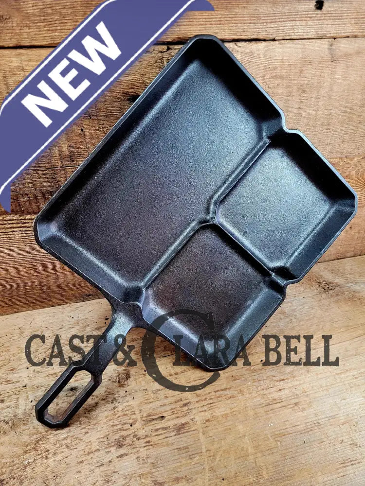 A Customer Favorite! Unique Griswold Cast Iron Colonial Breakfast Skillet! P/N 666 C. Great For