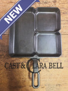 A customer favorite! Unique Griswold Cast Iron Colonial Breakfast Skillet! P/N 666 C. Great for bacon and eggs! Skillet