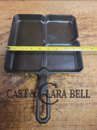 A customer favorite! Unique Griswold Cast Iron Colonial Breakfast Skillet! P/N 666 C. Great for bacon and eggs! Skillet