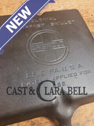 A customer favorite! Unique Griswold Cast Iron Colonial Breakfast Skillet! P/N 666 D. Great for bacon and eggs! Skillet