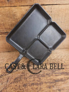 A customer favorite! Unique Griswold Cast Iron Colonial Breakfast Skillet! P/N 666 D. Great for bacon and eggs! Skillet