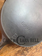 A special piece! 1910’s 3rd Series (Griswold) Erie #6 Cast Iron Skillet. Font similar to Erie ’Griswolds’ style. 699
