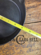 A special piece! 1910’s 3rd Series (Griswold) Erie #6 Cast Iron Skillet. Font similar to Erie ’Griswolds’ style. 699