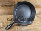A special piece! 1910’s 3rd Series (Griswold) Erie #6 Cast Iron Skillet. Font similar to Erie ’Griswolds’ style. 699 A.
